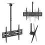 MACLEAN MC-173 Ceiling Mount for 37–86 inch TVs, 50 kg, VESA 600x400, Tilt & Swivel, Black