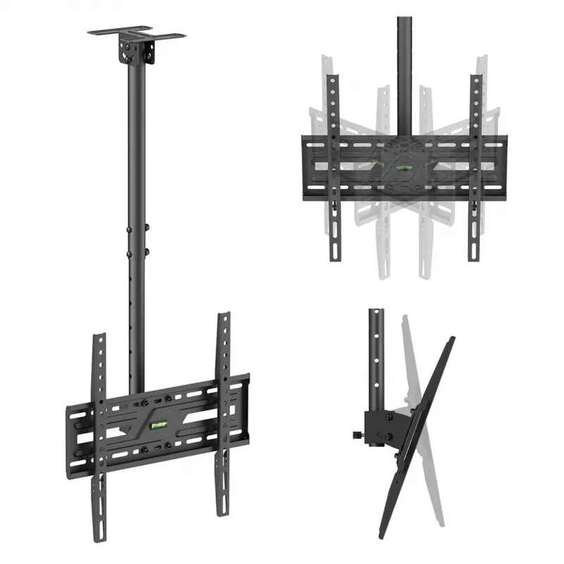 MACLEAN MC-175 Ceiling Mount for 37–75 inch TVs, 50 kg, VESA 400x400, Black