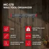 Maclean MC-178 Wall-Mounted Steel Tool Organizer, 136 kg Load, 816 mm Wide, Pegboard Panel
