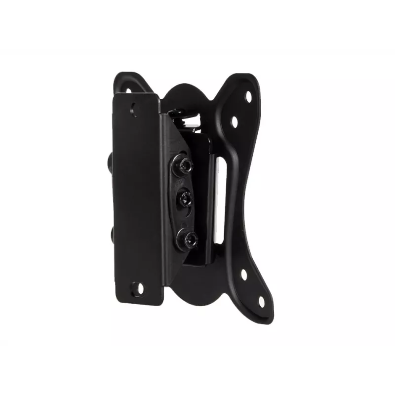 Maclean MC-715 Fixed TV Wall Mount for 13-27 inch LCD LED Plasma Screens, VESA 75x75 100x100, 20 kg, Black