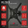 Maclean MC-758 N Fixed Wall Mount for 23-65 Inch TVs and Monitors, 30 kg, VESA 400x400, Black