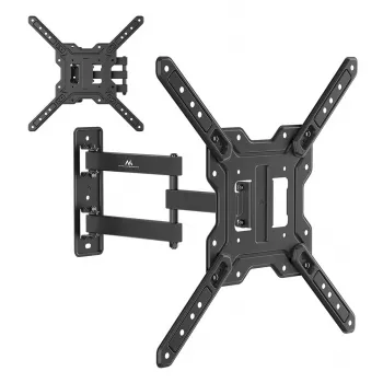 Maclean MC-759 N Fixed TV/Monitor Wall Mount for 23–65 inch Screens, 30 kg, VESA up to 400x400, Black
