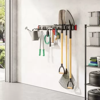 Maclean Wall-Mounted Tool Organizer, Steel, Max Load 228 kg, Width 1222 mm, MC-179