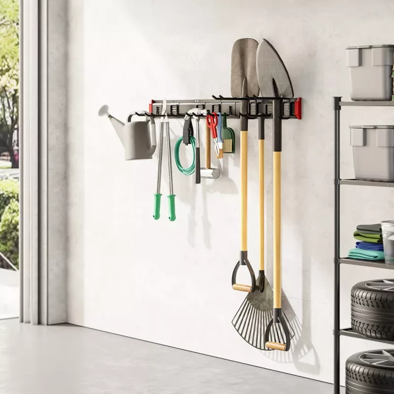 Maclean Wall-Mounted Tool Organizer, Steel, Max Load 228 kg, Width 1222 mm, MC-179