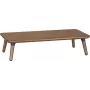 Maclean Wooden Monitor / Laptop Stand, (500x240x120mm), black walnut, max. 20kg, MC-930