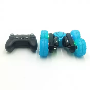 Mad Monkey RC Tornado Car - 2.4GHz 4WD Stunt Car with LED Lights