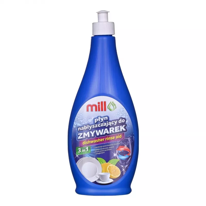 MADONIS Mill Dishwasher Detergent Set - 3 Pieces (Lemon Dishwashing Liquid, Dishwasher Liquid, Salt)