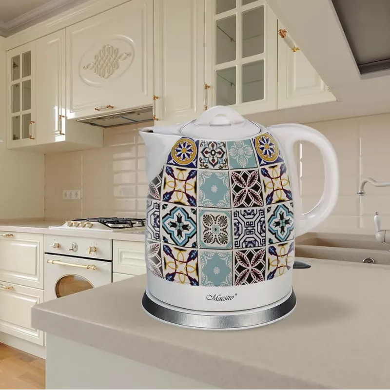 Maestro MR-066 Ceramika Electric Kettle 1.7L 2200W Blue