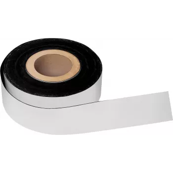 MAGNETOPLAN HOLTZ Magnetic Tape, PVC, White, 50 mm x 30 m, 0.6 mm Thick, for Planning Boards 51053350