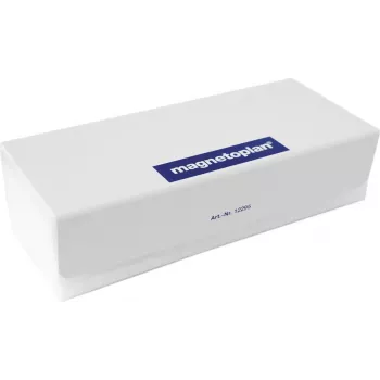 MAGNETOPLAN HOLTZ Magnetic Whiteboard Eraser with Replaceable Paper, Grey (12295)