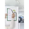MAGNETOPLAN HOLTZ Magnetofix A4 Magnetic Display Pocket, Green 1130305