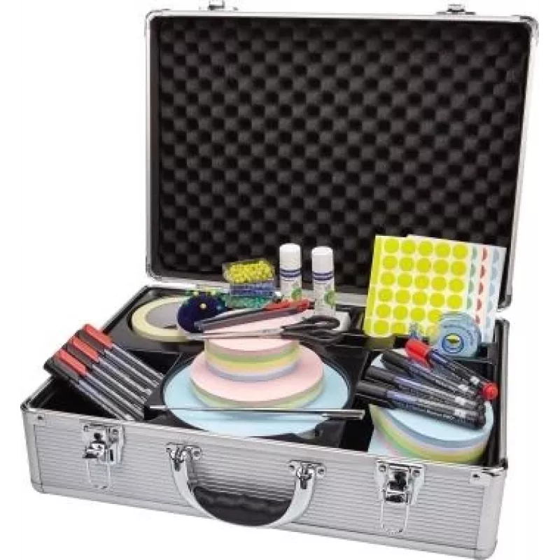 MAGNETOPLAN HOLTZ Moderation Kit Compact, filled with over 1,800 pieces, robust aluminium case (1111511)