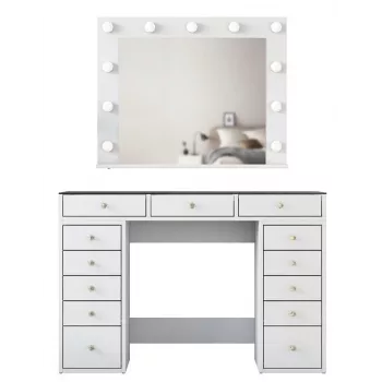 Makeup Table Kalune Design BJ118 - 2789 White