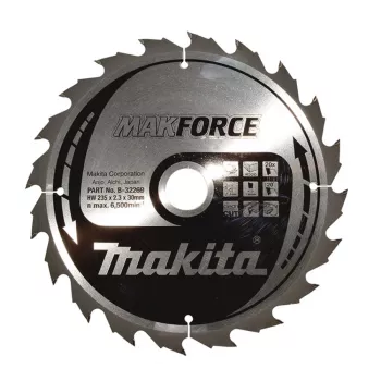 Makita B-32269 Makforce Circular Saw Blade 235x30x20T Wood