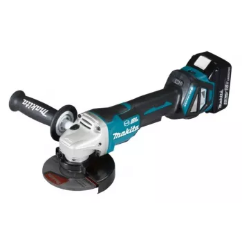 Makita DGA518RTJU Cordless Angle Grinder 125 mm 8500 RPM 18V 5.0Ah Li-Ion