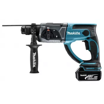 Makita DHR202RTJ 18V LXT Cordless Combination Hammer – SDS-Plus, 2x5.0Ah Kit with Charger & Makpac Case