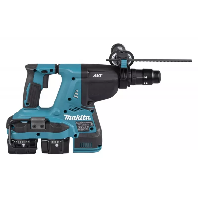 Makita DHR281PT2J 36V (2x18V) Brushless SDS-Plus Rotary Hammer Drill Kit with 2x5.0Ah Batteries, Dual Port Charger & Makpac Case