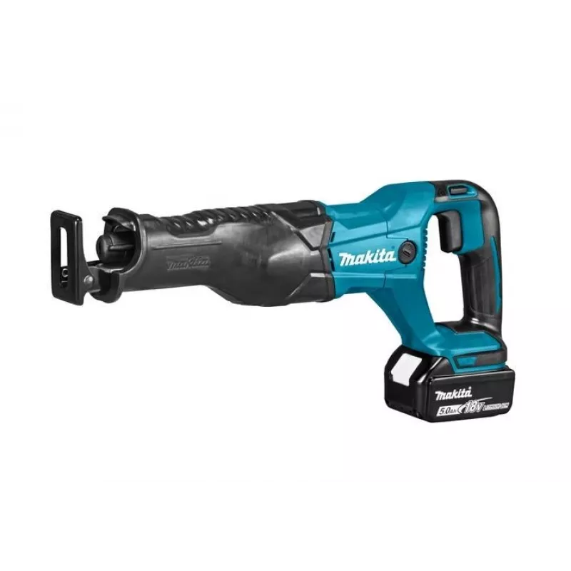 MAKITA DJR186RTE 18V LXT Brushless Cordless Reciprocating Saw with 2x 5.0Ah Batteries, Rapid Charger, and Makpac Case