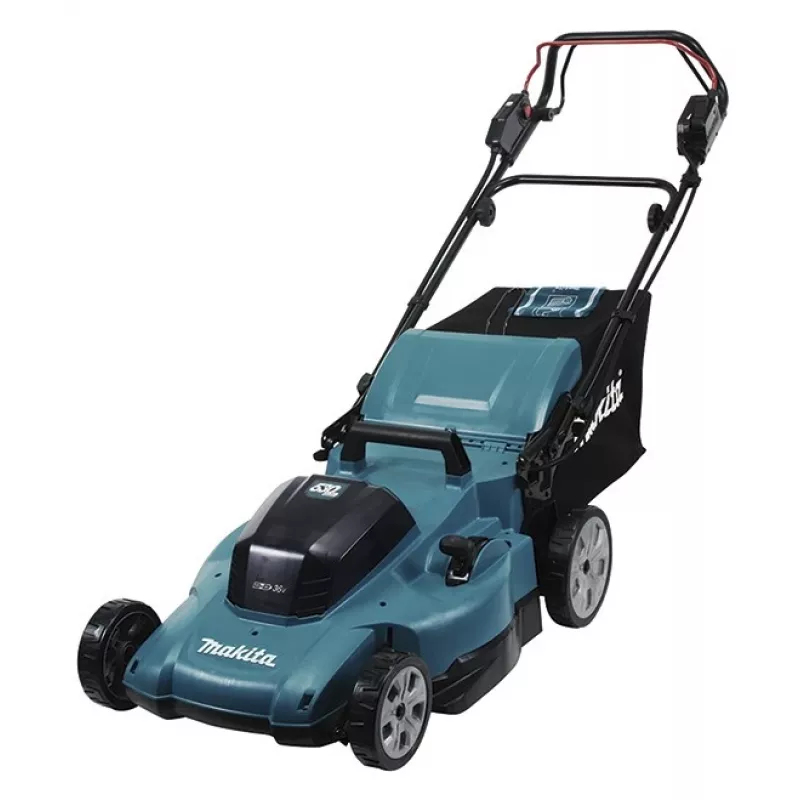 MAKITA DLM539CT2 36V (2x18V) LXT Brushless Self-Propelled Lawn Mower 53cm with 2x5.0Ah Batteries and Charger