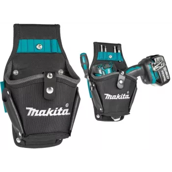 Makita E-15154 Ultimate Series Drill Holster, Heavy-Duty 1680D Polyester, Black with Blue Accents, Universal Fit for Cordless Drills and Impact Drivers