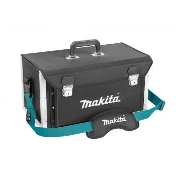 MAKITA E-15394 Open Tote Tool Bag 50/25, 20 Pockets, 15 kg Load, Black/Blue