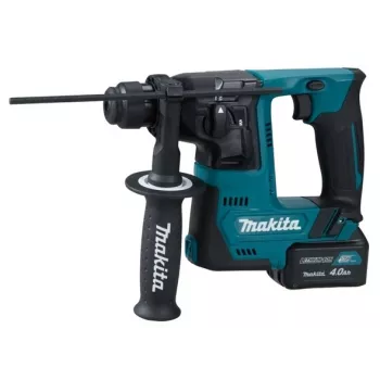 Makita HR140DSMJ 12V Max CXT Brushless SDS-Plus Rotary Hammer Kit with 2x 4.0Ah Batteries, Charger and Makpac Case
