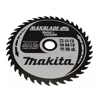 MAKITA MAKBLADE PLUS Circular Saw Blade 250x30x40T Wood