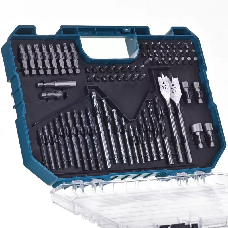 Makita ME-15126 18V LXT Cordless Hammer Driver-Drill Kit with 70-Piece Bit Set, 2 Batteries, Charger, and Hard Case