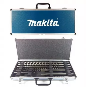MAKITA SDS-Plus Drill and Chisel Set 10-Piece Aluminium Case D-42385
