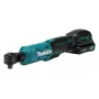 Makita WR100DSA 12V CXT Cordless Ratchet Wrench Kit with 1/4 inch & 3/8 inch Drives, 47.5 Nm, 2.0Ah Battery, Charger, LED Light