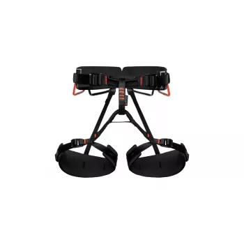 Mammut 4 Slide Harness - All-Round Climbing Harness with Slide-Block Buckles, Graphite