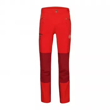 Mammut Courmayeur SO Men's Softshell Trousers Red-Dark Red