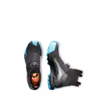 Mammut Eiger Speed BOA High GTX Women's Trail Running Shoes - Black/Sky, Size 39