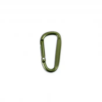 MAMMUT Origin Outdoors Accessory Carabiner - D-Shape Aluminum, Spring Gate, Silver/Grey