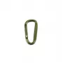 MAMMUT Origin Outdoors Accessory Carabiner - D-Shape Aluminum, Spring Gate, Silver/Grey