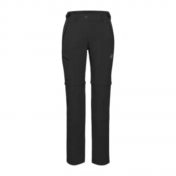 Mammut Runbold IV Zip Off Women's Convertible Hiking Pants Black Size 34