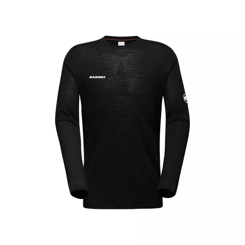 Mammut Tree Wool FL LS Men's Long Sleeve Shirt Black