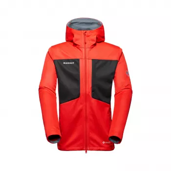 Mammut Ultimate VIII SO Hooded Men's Softshell Jacket Spicy-Black