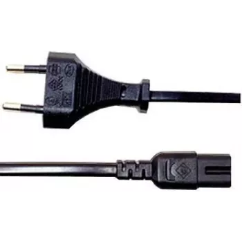Manhattan 339100 AC Power Cable Europlug to IEC C7 1.8 m Black