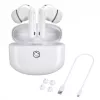 Manta MTWS008W Rytmo White True Wireless Bluetooth 5.0 Earbuds with Charging Case
