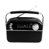 Manta RDI918B Portable CD Player with FM Radio, MP3 Playback, USB and AUX Input, Black