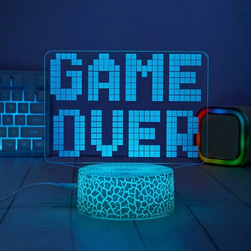 Manta SNL123RGB LED Lamp Light Decoration Game 3 RGB 3D