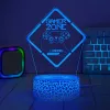 Manta SNL123RGB LED Lamp Light Decoration Game 3 RGB 3D