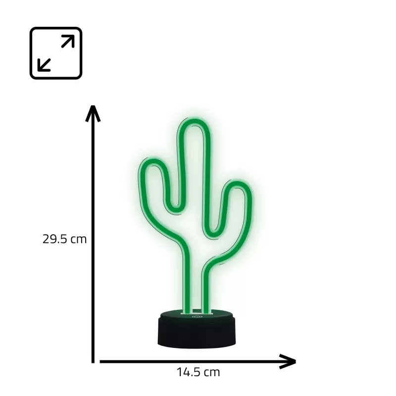 Manta SNL82GN LED Night Light Cactus Decorative Lamp Green