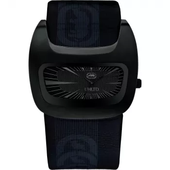 MARC ECKO E16077G2S Men's Quartz Analog Watch 50mm Stainless Steel Black Dial