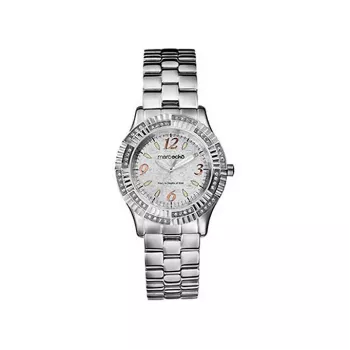 MARC ECKO Women's Quartz Analog Watch Stainless Steel Silver Dial 37mm E95054L1