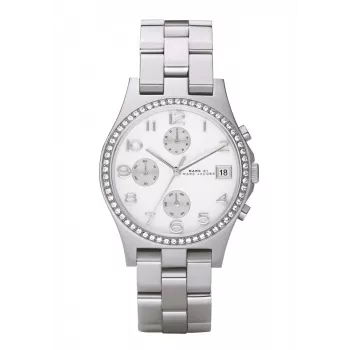 MARC JACOBS Women's MBM3072 Stainless Steel Quartz Watch 36mm Silver-tone