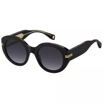 MARC JACOBS Women's MJ-1110-S-807 Sunglasses - Black Frame, Grey Gradient Lens - 51/23/145 mm