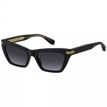 MARC JACOBS Women's MJ-1112-S-807 Square Sunglasses Black/Grey 54mm