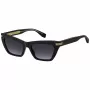 MARC JACOBS Women's MJ-1112-S-807 Square Sunglasses Black/Grey 54mm